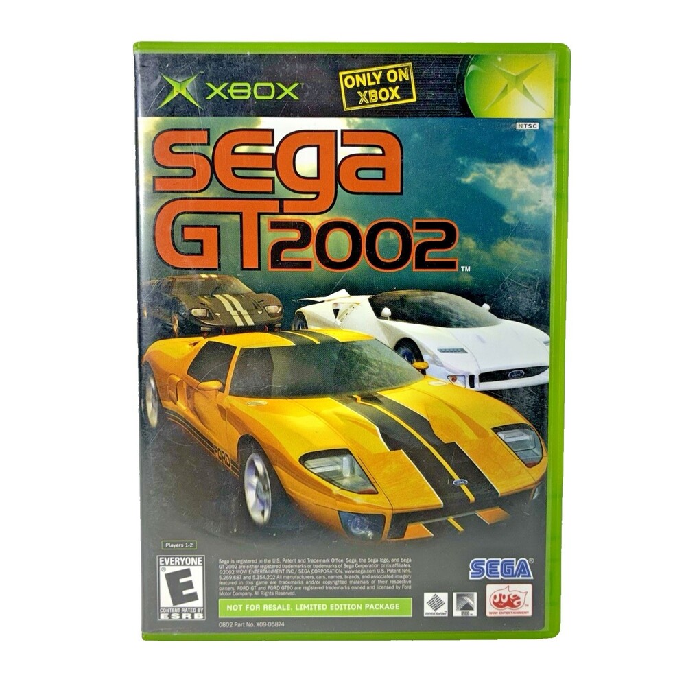 Sega GT 2002/Jet Set Radio Future JSRF Combo Microsoft Xbox Tested